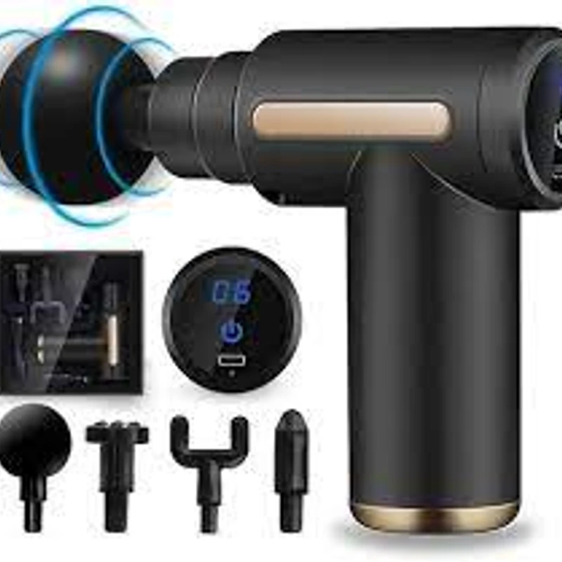 Mini Electric Massage Gun Portable Deep Tissue Massage Gun - Pain Relief USB Rechargeable Body Massager - Image 4