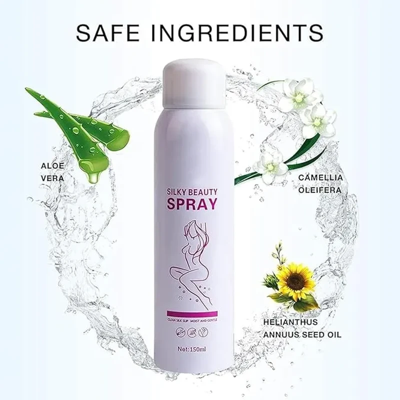 kingyes-silky-beauty-painless-hair-removal-spray-for-men-and-women-150ml-hair-removal - Image 3