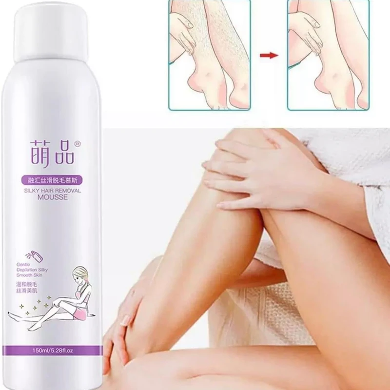 kingyes-silky-beauty-painless-hair-removal-spray-for-men-and-women-150ml-hair-removal - Image 4
