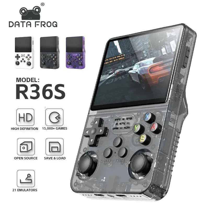Open Source R36S Retro Handheld Video Game Console Linux System 3.5 Inch IPS Screen Portable Pocket Video Player 64GB 128G Games - Image 6