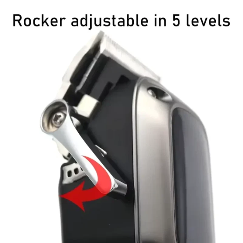 Kemei KM-1550 Professional Trimmers For Men LED Display Sound Arm Wireless USB Interface Hair Cutting Machine Trimmers No Ratings - Image 6