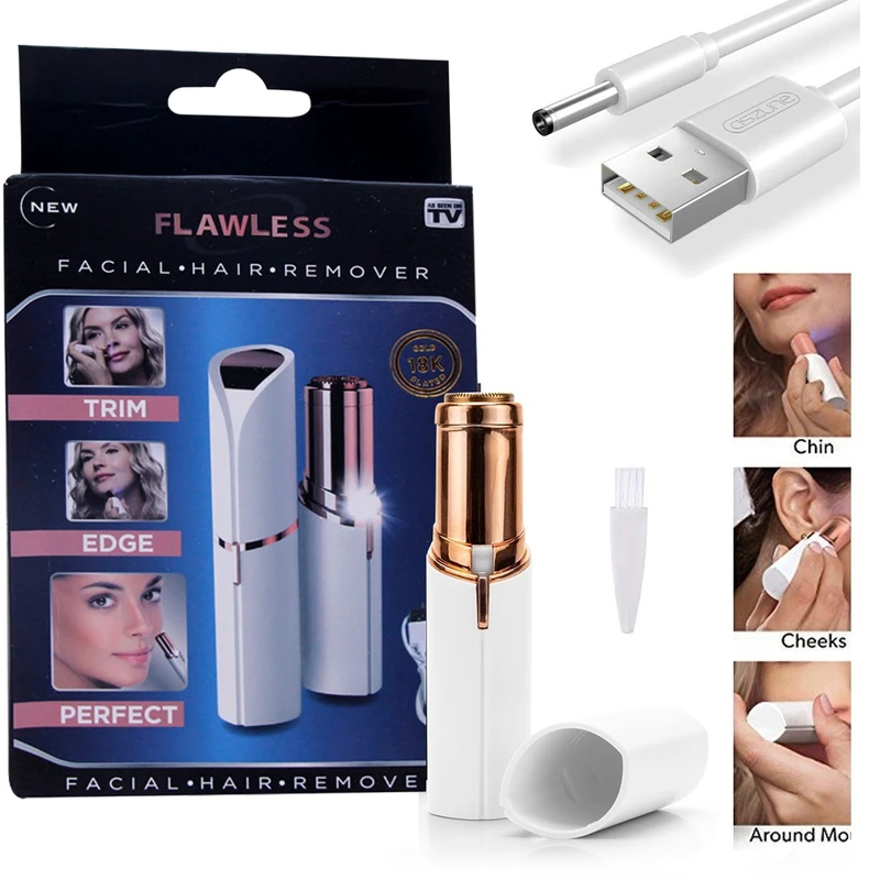 Rechargeable Flawless Facial Hair Remover