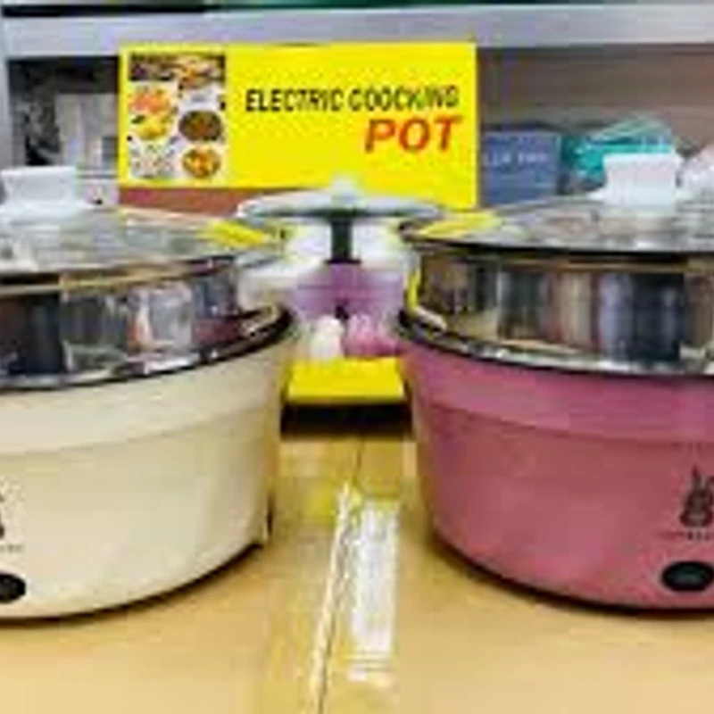 Big Multi Cooker Runbaisen 4.5 L Electric Pot 1200 Watt marbel Cooting 1-5 People Cooking Easily Smart Pen - Image 4