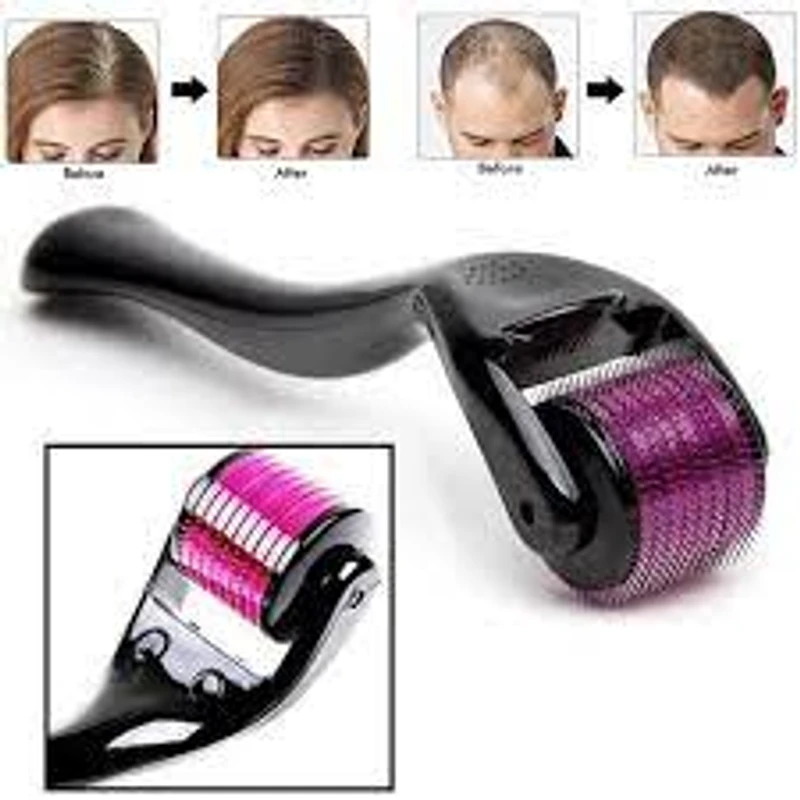 Derma Roller Micro Needle for Hair, Beard Growth and Facial Skin Therapy (0.5 mm)