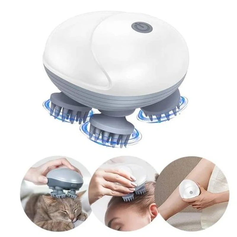 Scalp Head Hair Massager Electric Health Care Antistress Relax Body Massagem Deep Saude Tissue Prevent Body Massage - Image 5