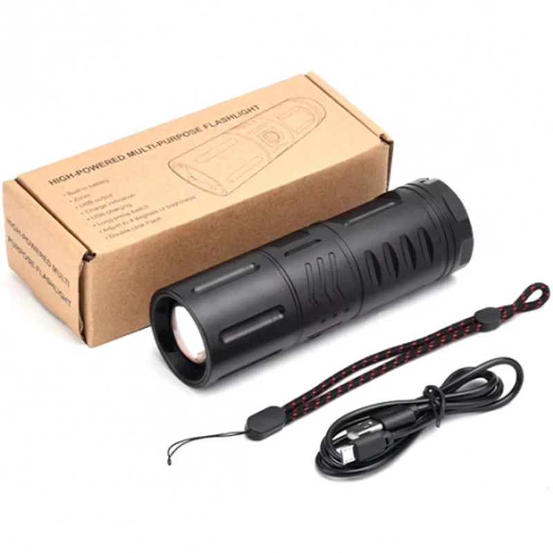 super-power-with-power-bank-usb-rechargeable-emergency-led-torch-ligh - Image 6
