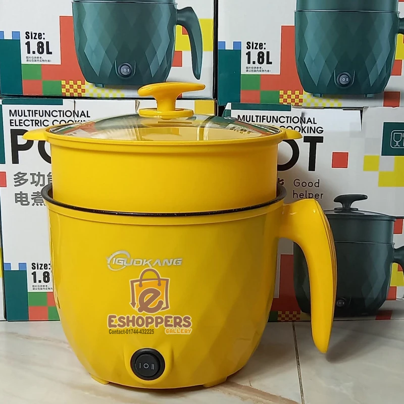 New Multifunctional Mini Electric Rice Cooker | Non-Stick Cooking Pot | 1.8 L. Non-Stick Cooker - Image 5