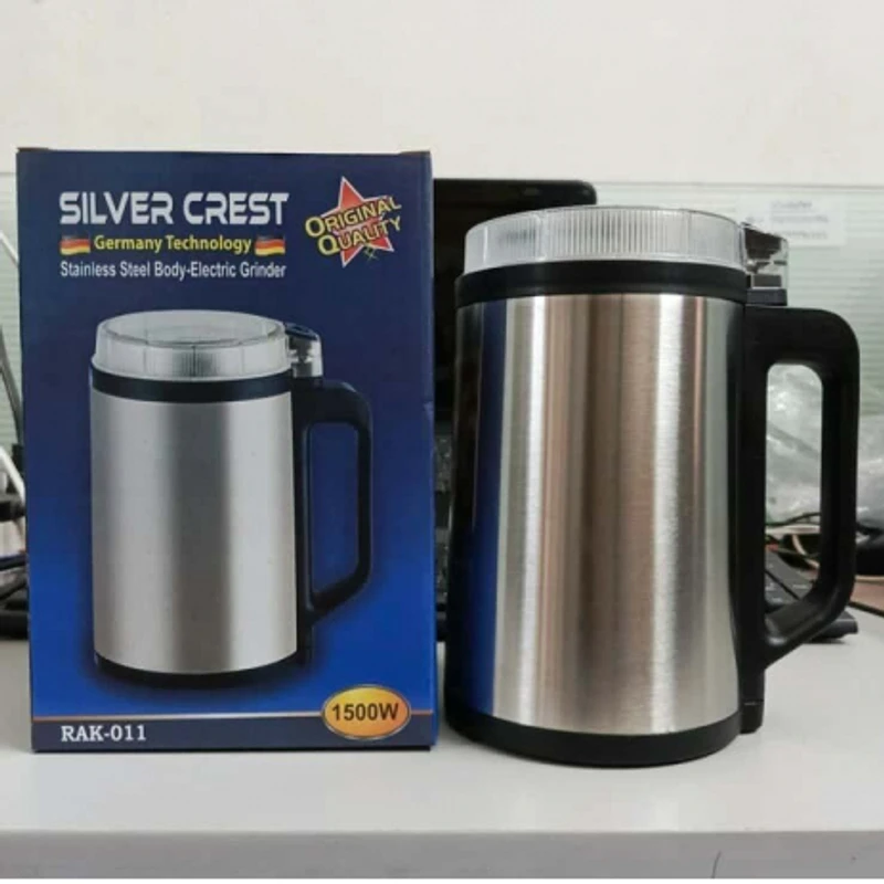Silver Crest Stainless Steel Body Electric Mini Grinder 1500 Watt (Germany Technology)