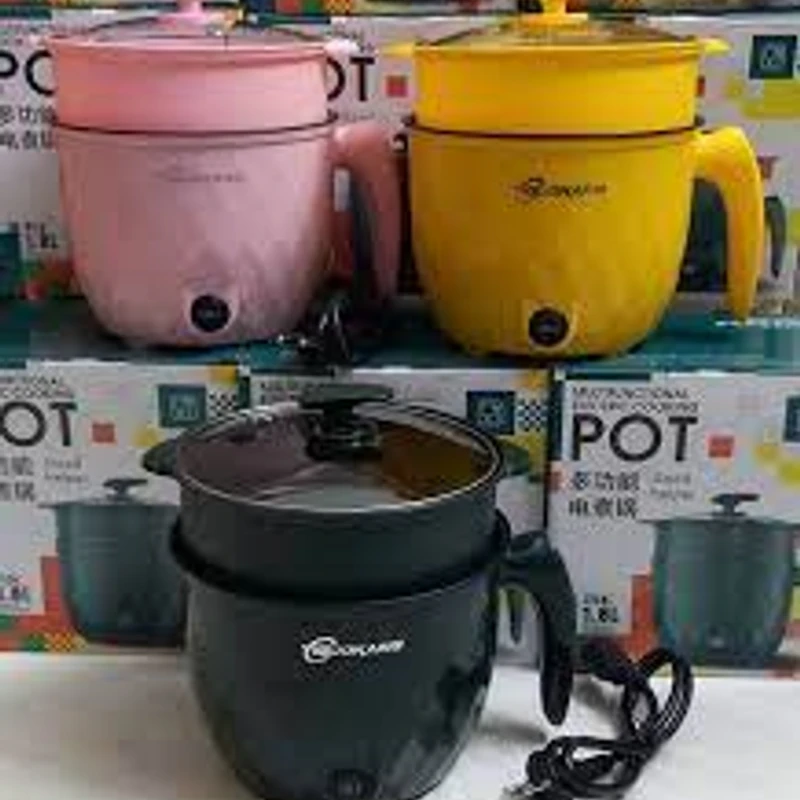 Multifunctional Non-stick Mini Rice Cooker Non-Coated Household Electric Cooker Electric Frying Pan - Image 4