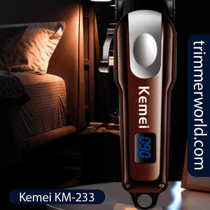 Kemei KM-233 Professional Rechargeable Hair & Beard Trimmer From Avatech Kemei KM-233 Professional Rechargeable Hair & Beard Trimmer From Avatech