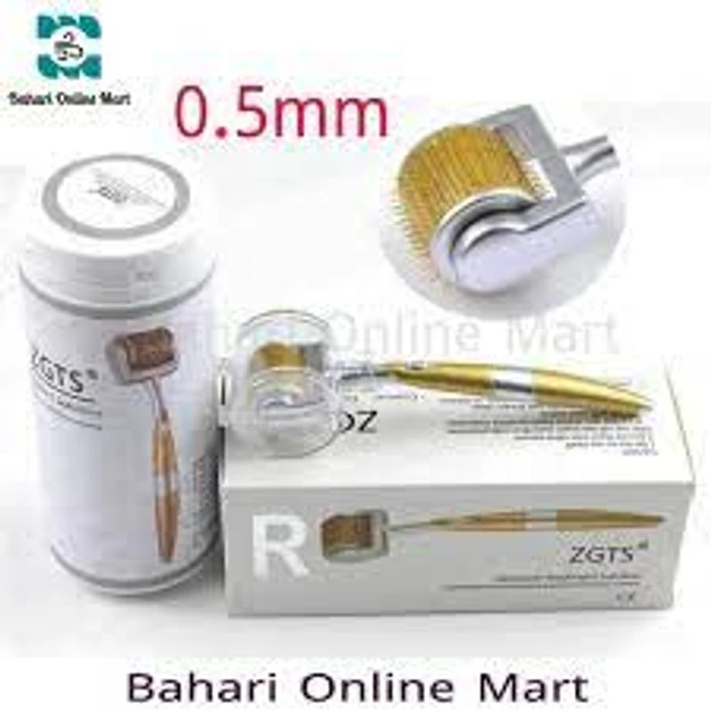 zgts-professional-gold-plated-192-needles-titanium-alloy-derma-roller-gold-0.5mm