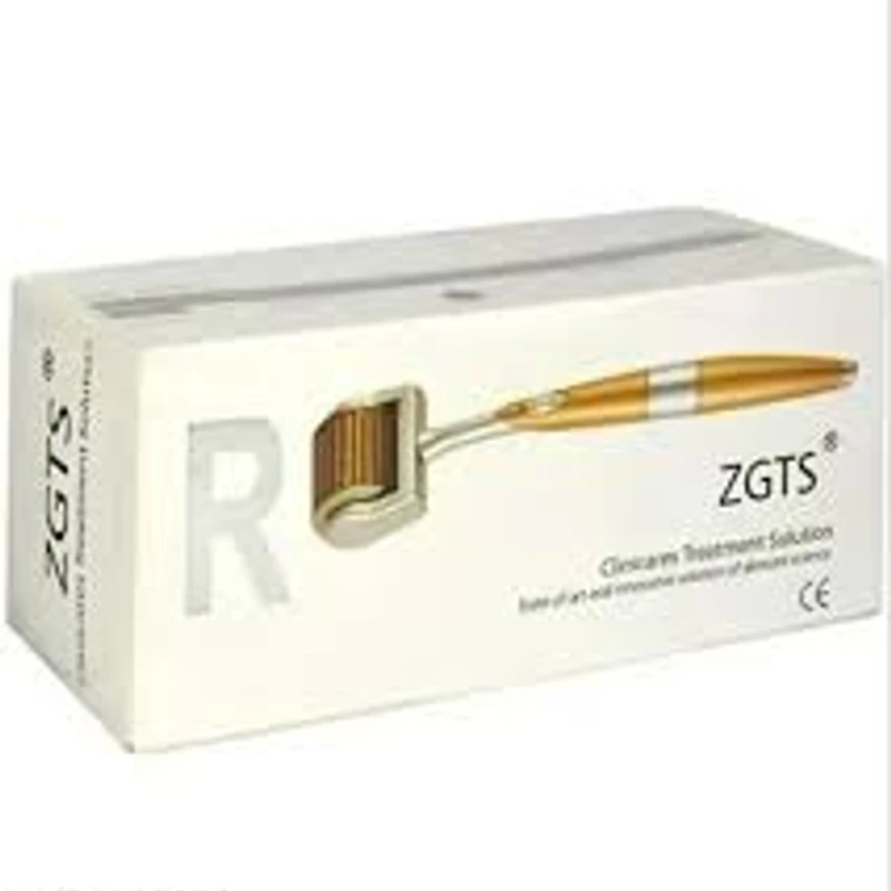 zgts-professional-gold-plated-192-needles-titanium-alloy-derma-roller-gold-0.5mm - Image 3
