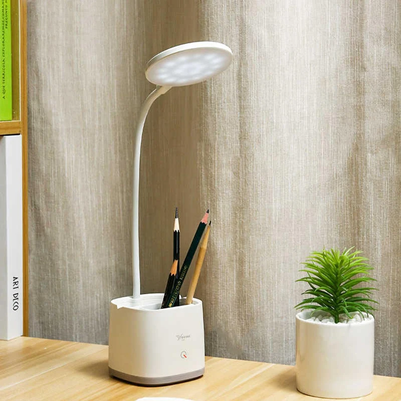 YAGE YG-T109 Table Lamp Pen Holder Desk Lamp Rechargeable USB Reading LED Table light Night Light