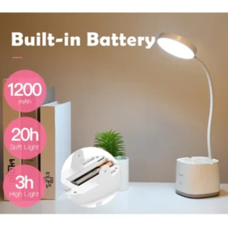 YAGE YG-T109 Table Lamp Pen Holder Desk Lamp Rechargeable USB Reading LED Table light Night Light - Image 4