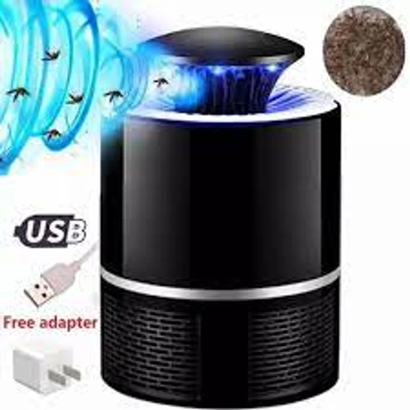 1Pcs Black/White 5V/5W USB Charging Quiet Washable Mosquito Killer Lamp Fly Catcher Insect Trap Light for Home Bedroom/Camping - Image 4