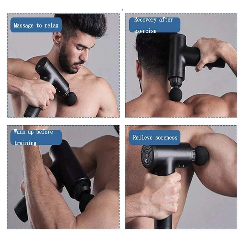 Body massage gun Electric Vibration Body muscle Fascial Gun - Image 9