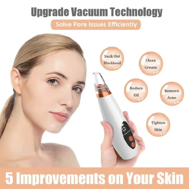 Blackhead Remover Extractor 6 Suction Head Beauty Machine For Skin Care - Image 3