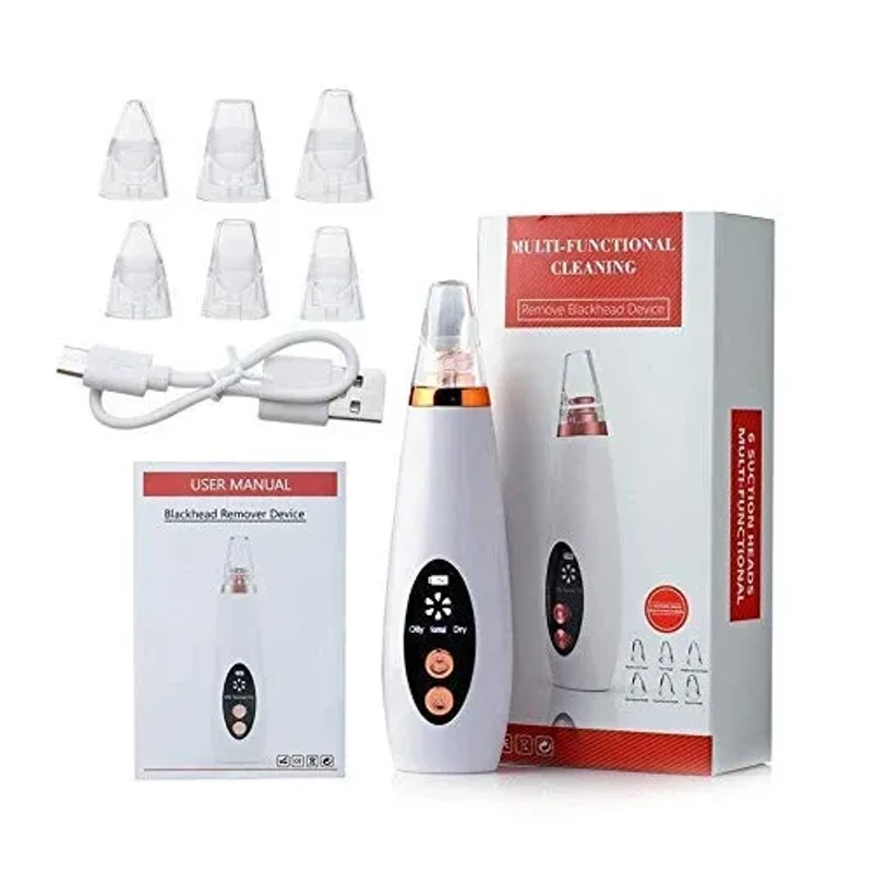 Blackhead Remover Extractor 6 Suction Head Beauty Machine For Skin Care - Image 6