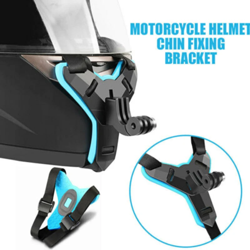 Motorcycle Helmet Strap Mount Front Chin Mount for GoPro Hero all model, Session, SJCAM, YI Action Camera
