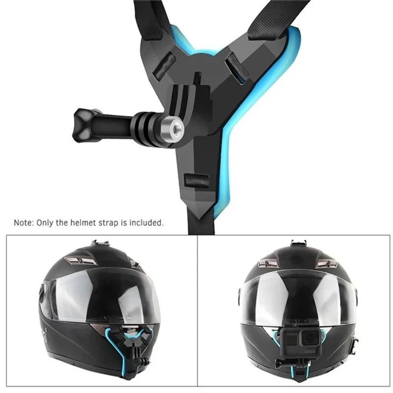 Motorcycle Helmet Strap Mount Front Chin Mount for GoPro Hero all model, Session, SJCAM, YI Action Camera - Image 6