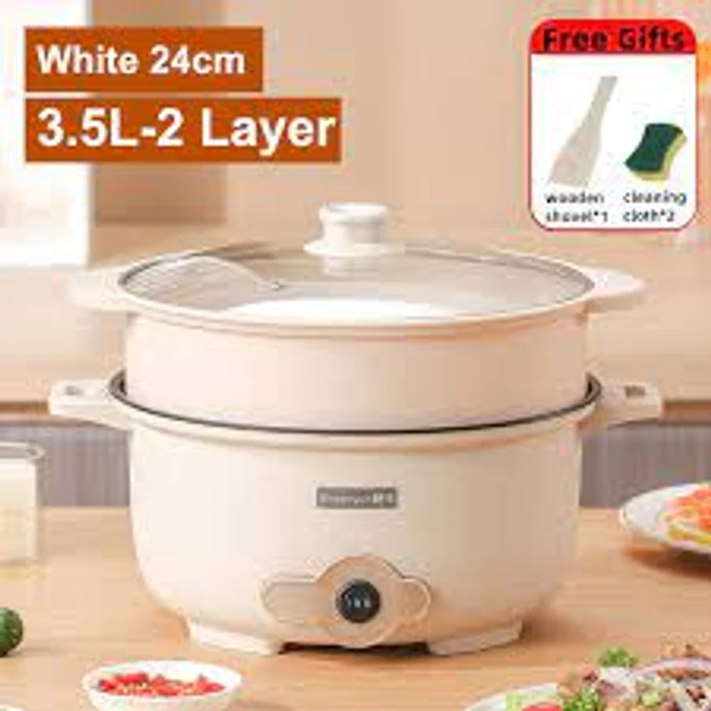 Prestige Multiperpose cooker with steamer 2.0 L With Spon,Pot Free - Image 4