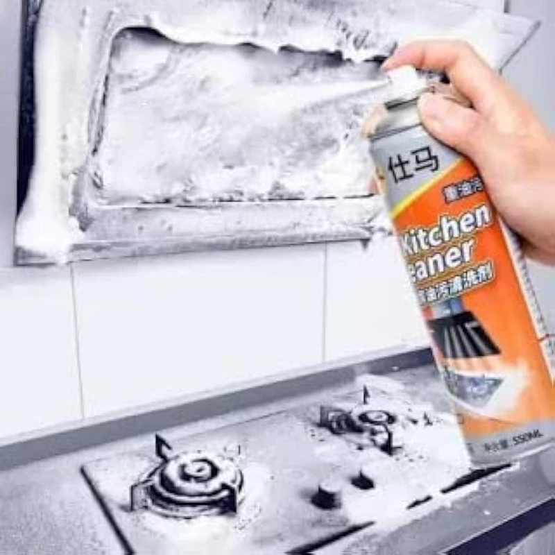 500ml Foam Cleaner Kitchen Grease Cleaner StainRemover Cleaner Spray Magic Kitchen Degreaser Products Foam Home Cleaning - Image 3
