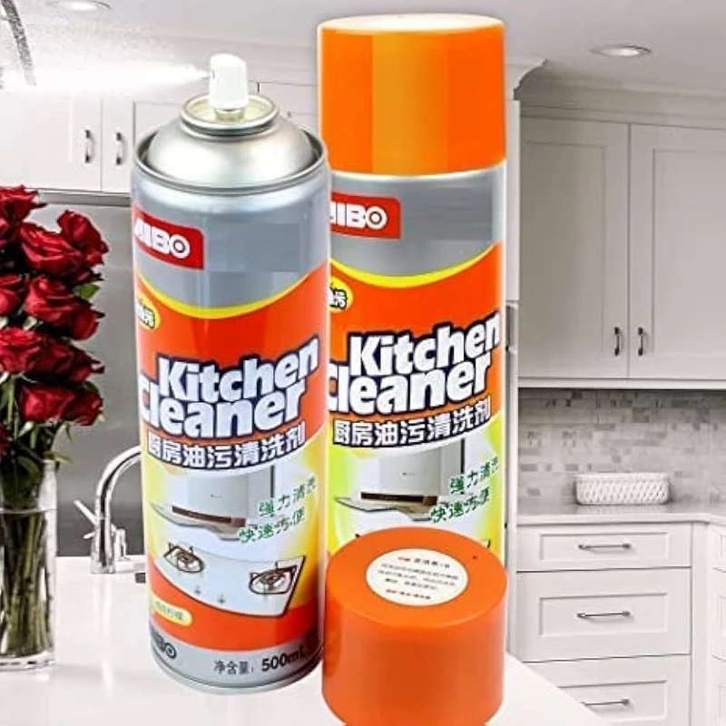 500ml Foam Cleaner Kitchen Grease Cleaner StainRemover Cleaner Spray Magic Kitchen Degreaser Products Foam Home Cleaning - Image 5
