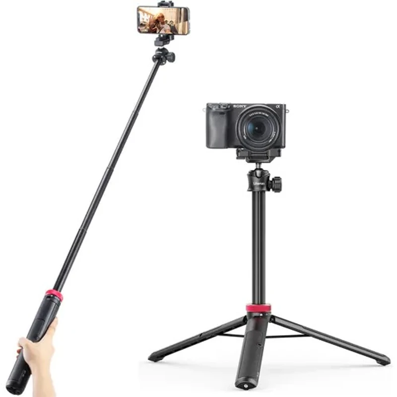 ULANZI MT-44 Extendable Tripod Selfie Stick Phone Holder Clip Vlog Mount For Smartphone DSLR Go Pro Cameras - Image 6