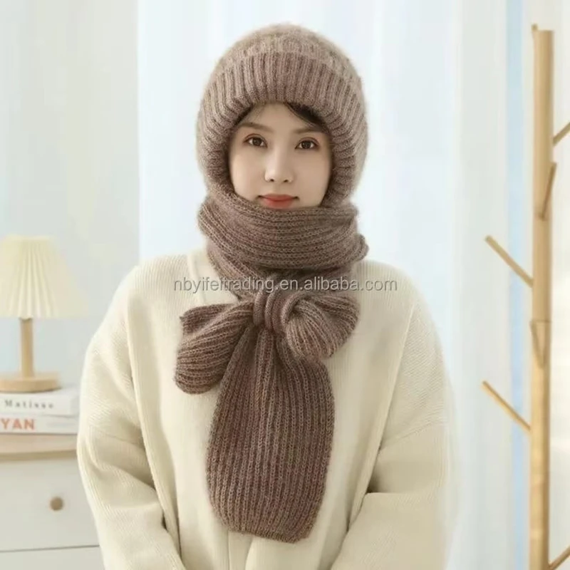 2 in 1 Winter Protection Windproof Cap with Scarf - Image 3