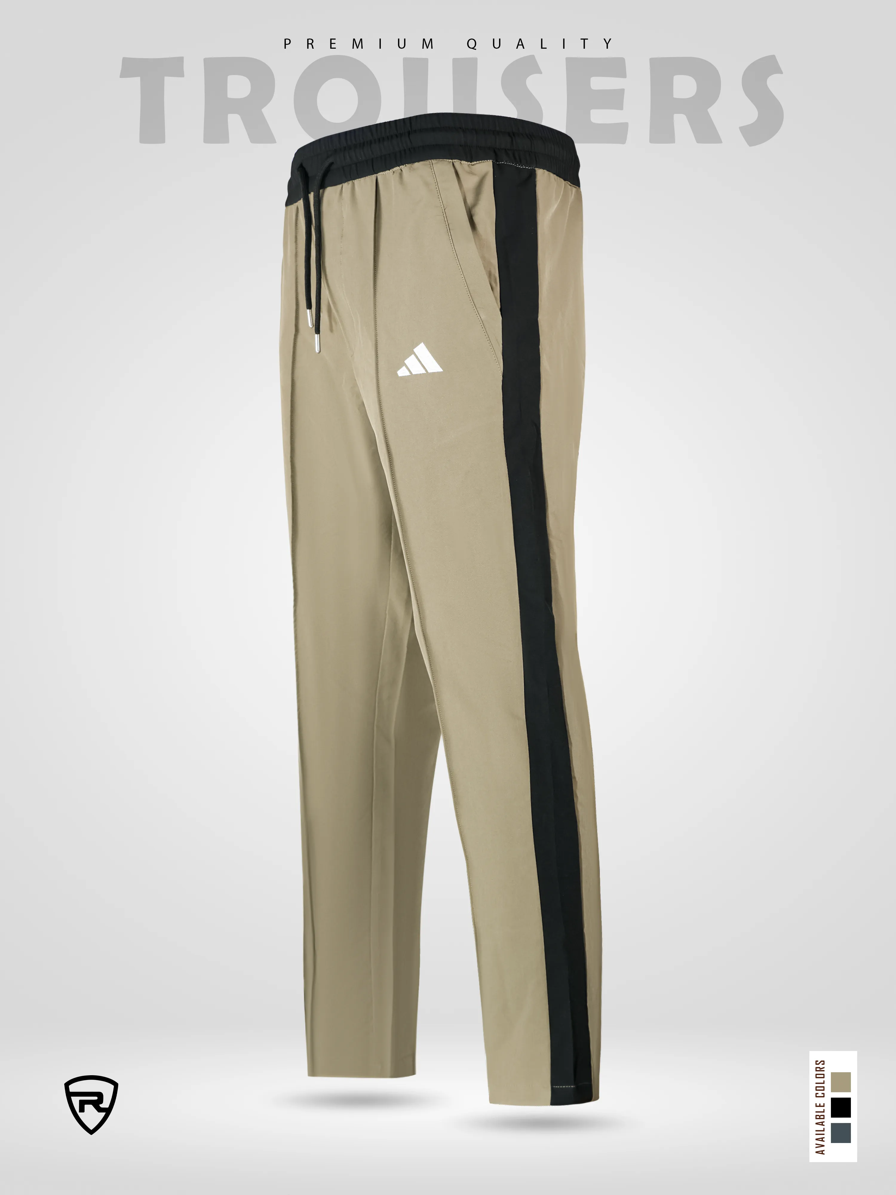 Premium china duby trouser-Brown & Black - Image 5