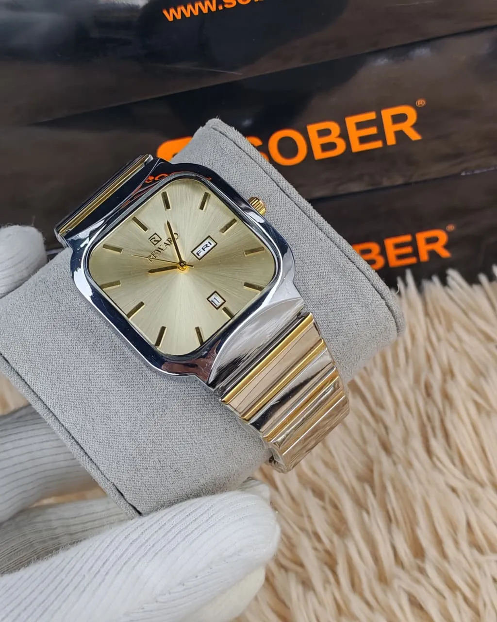 Man Premium Original Watch (White)