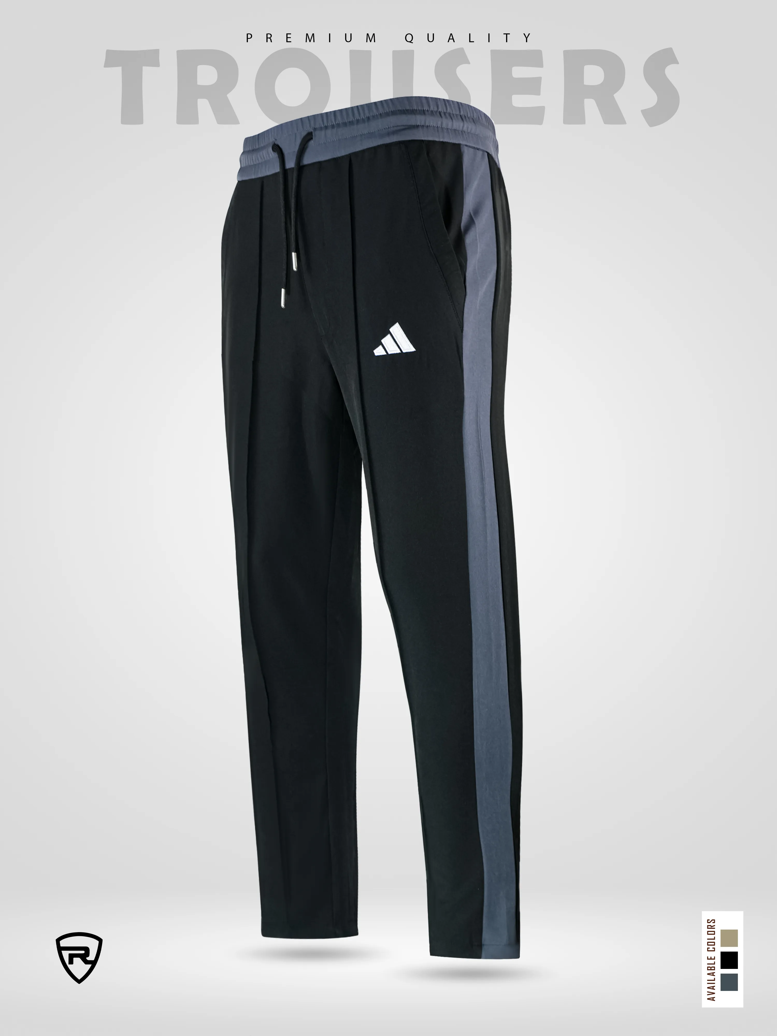 Premium china duby trouser-Black, AS & Brown