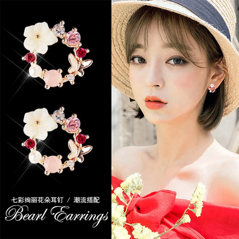 Small fresh lady earring - Image 3