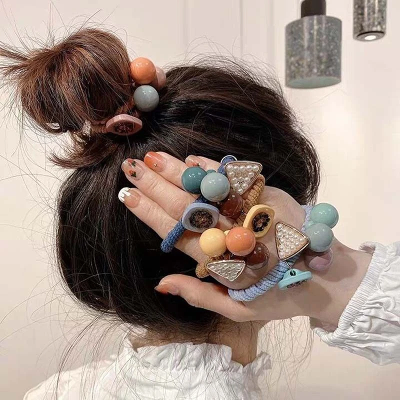Light luxury rubber band for woman (set: 5pcs)