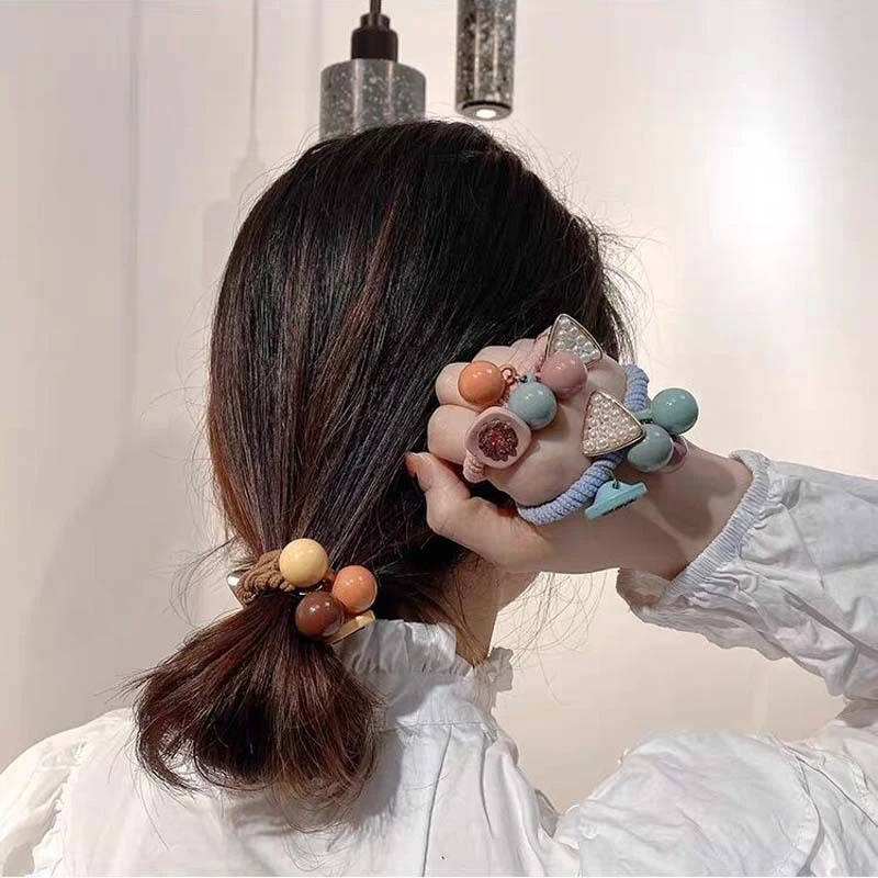 Light luxury rubber band for woman (set: 5pcs)