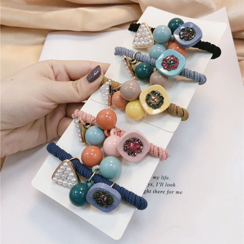 Light luxury rubber band for woman (set: 5pcs) - Image 3