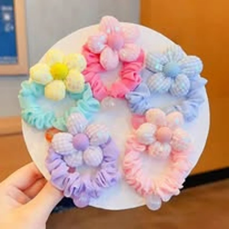 Korean high-definition version of sequined big flower baby hairband - Image 6