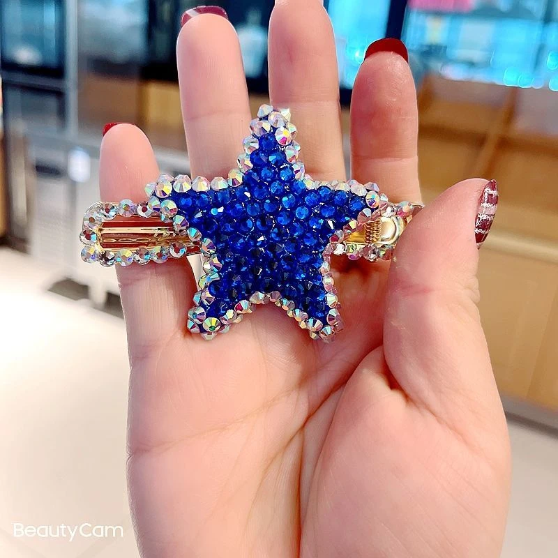 💖💖Korean New Year Red Rhinestone Hairpin Clip 💖💖 - Image 3