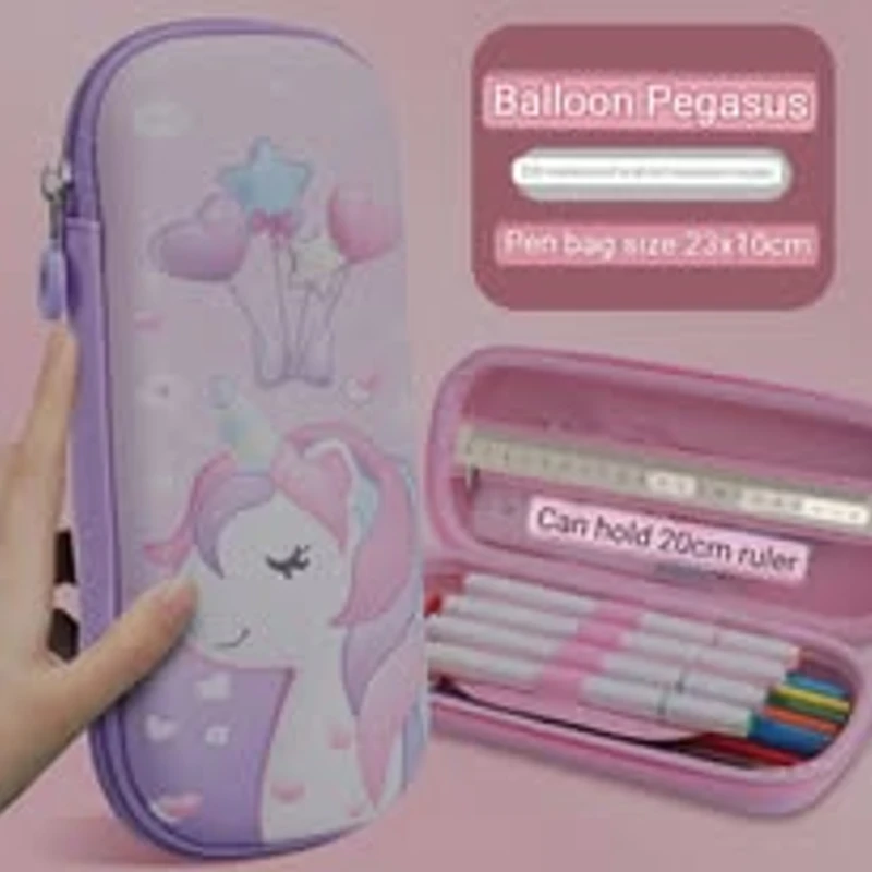 Premium Quality 3D large capacity waterproof pencil box,s - Image 4