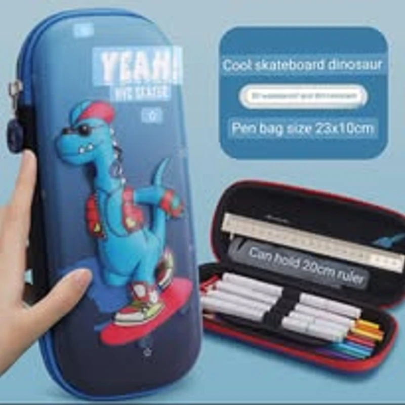 Premium Quality 3D large capacity waterproof pencil box,s - Image 6