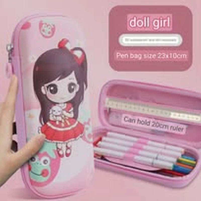 Premium Quality 3D large capacity waterproof pencil box,s - Image 7