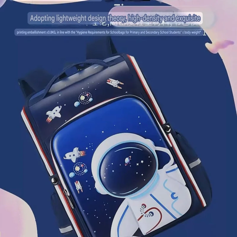 ✨ Space-Thested School Bags! ✨ 3D Astronaut Design for Students (Grade 3 to 7)