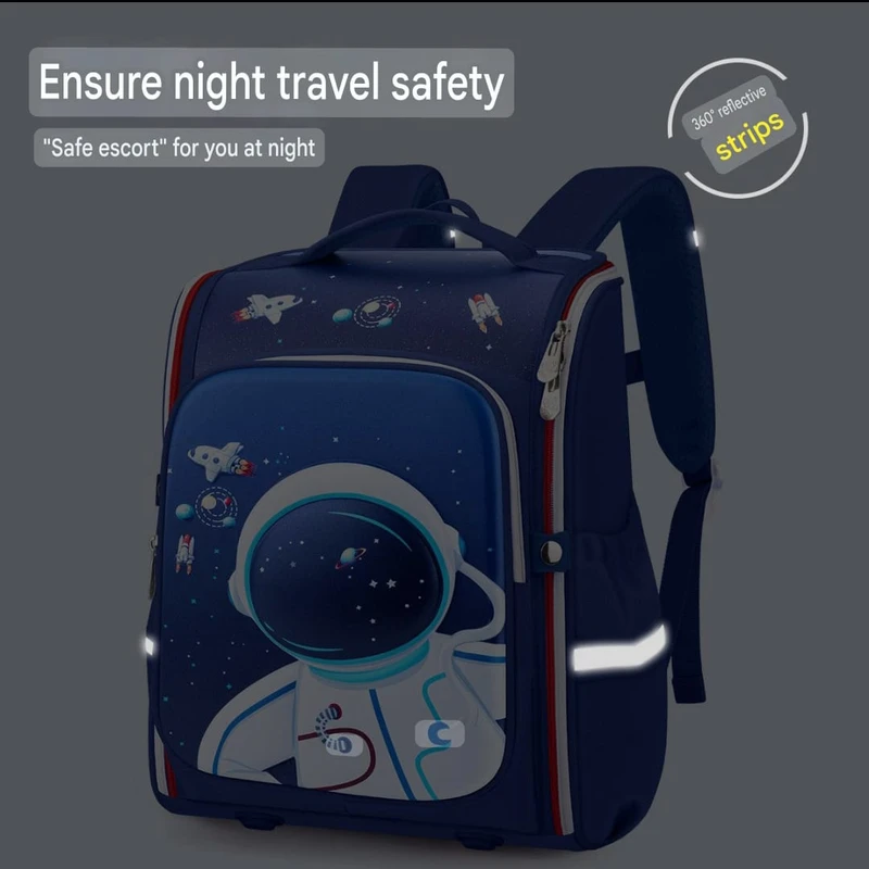 ✨ Space-Thested School Bags! ✨ 3D Astronaut Design for Students (Grade 3 to 7) - Image 5