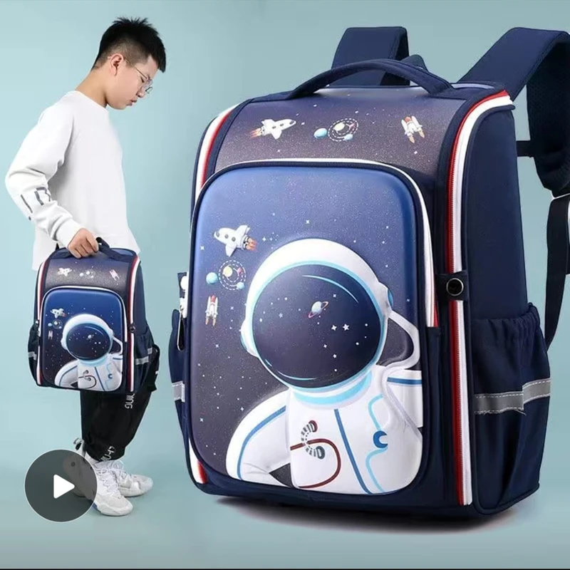 ✨ Space-Thested School Bags! ✨ 3D Astronaut Design for Students (Grade 3 to 7) - Image 7