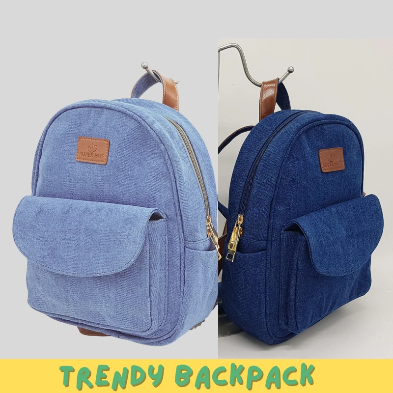 RH-11 Stylish Denim Backpack