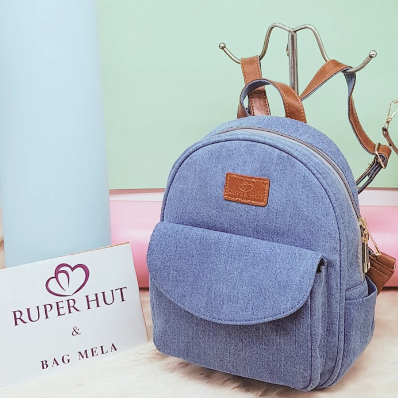 RH-11 Stylish Denim Backpack
