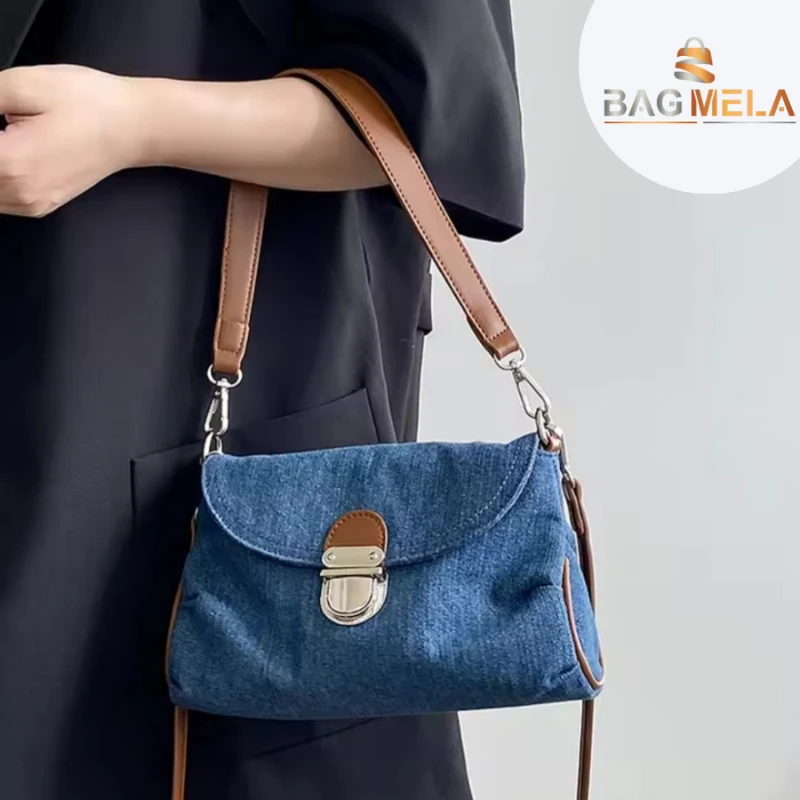 RH-07 Denim Charm Crossbody Bag