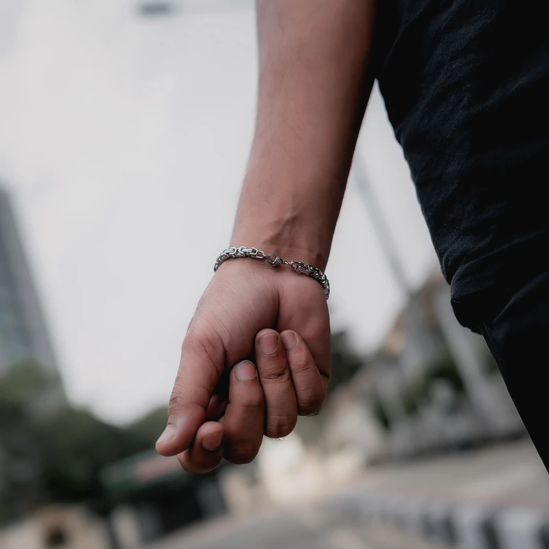 Men style Bracelet (Silver Edition) - Thumbnail 4