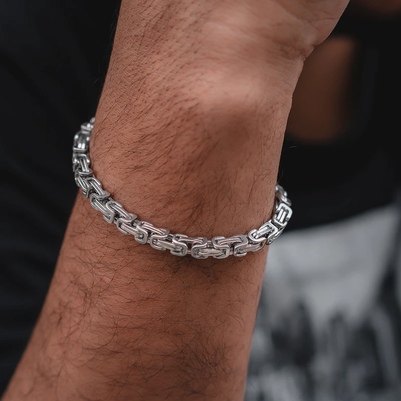 Men style Bracelet (Silver Edition) - Thumbnail 5