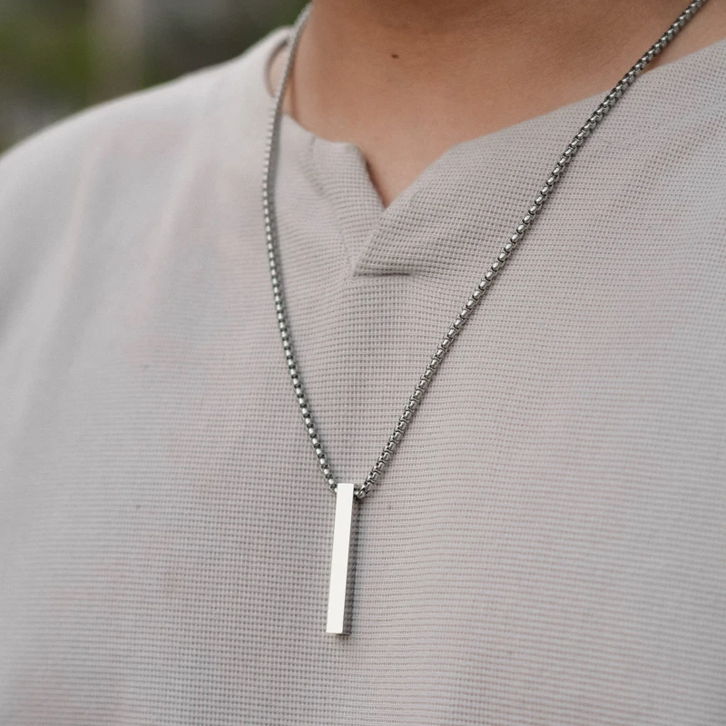 Men style Locket (Black & Silver Edition) - Thumbnail 6
